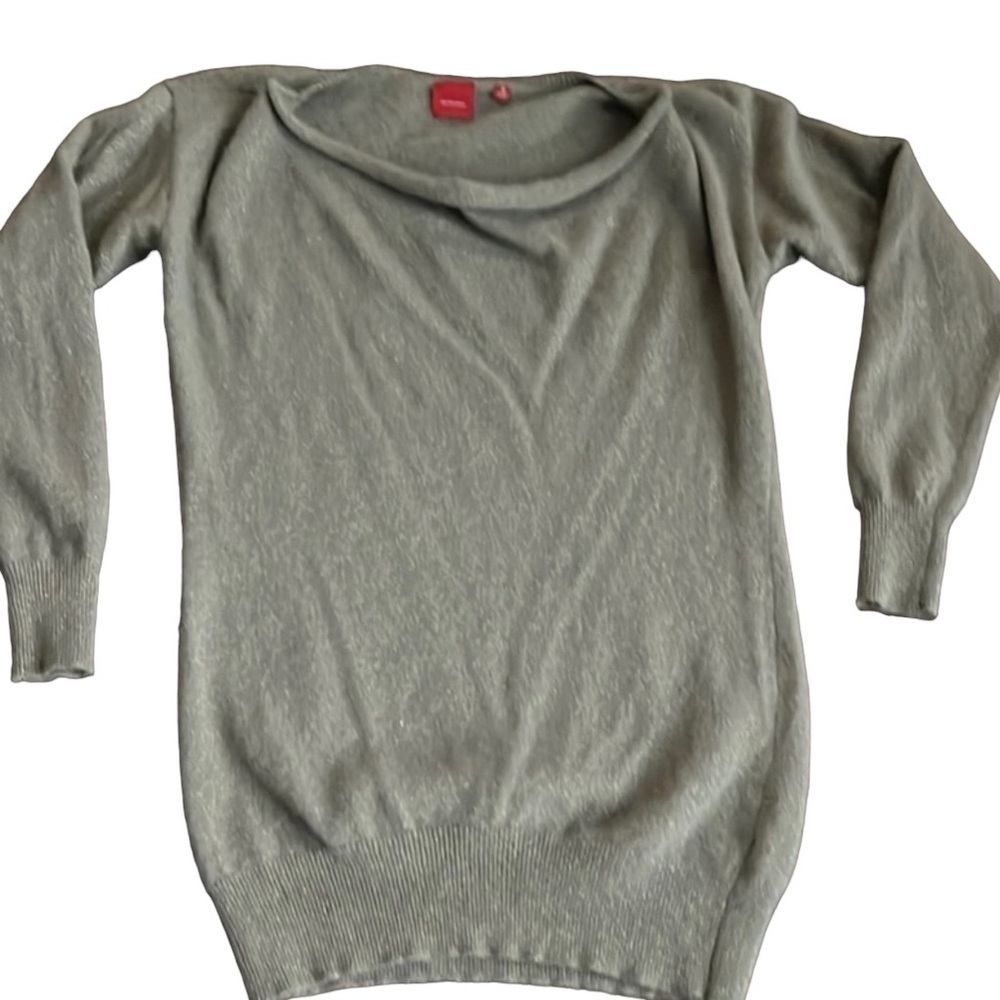 Womens Red Saks Fifth Avenue cashmere blend sweater S